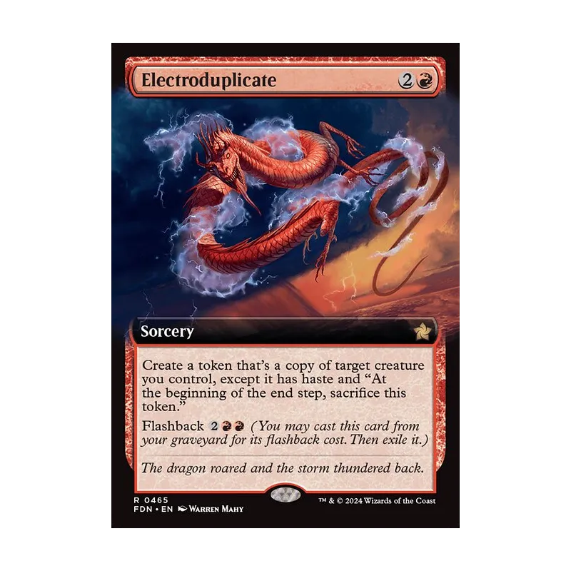 Electroduplicate (Extended Art) - Foundations (Foil Near Mint)