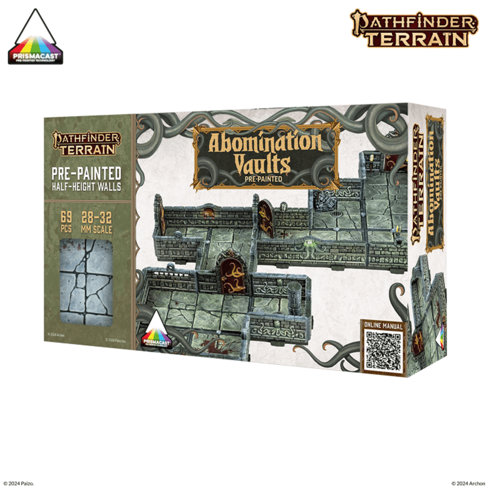 Dungeons & Lasers PrismaCast Pre-Painted: Pathfinder - Abomination Vaults