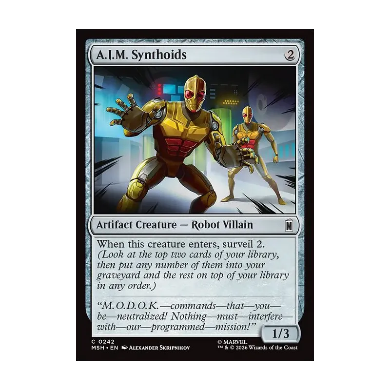 A.I.M. Synthoids - Marvel Super Heroes (Near Mint)