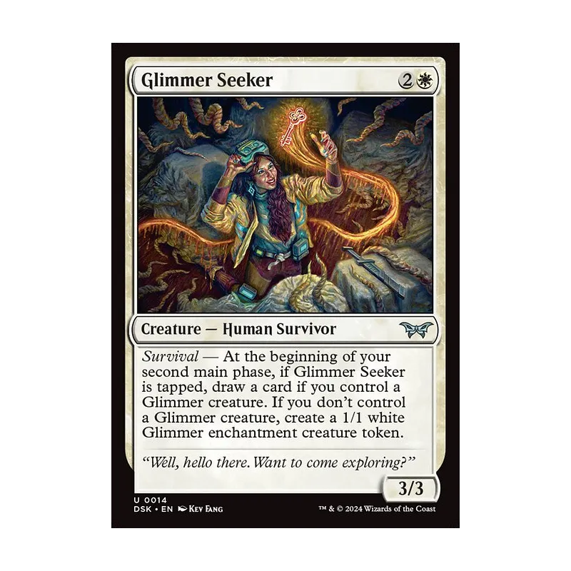 Glimmer Seeker - Duskmourn: House of Horror (Foil Near Mint)