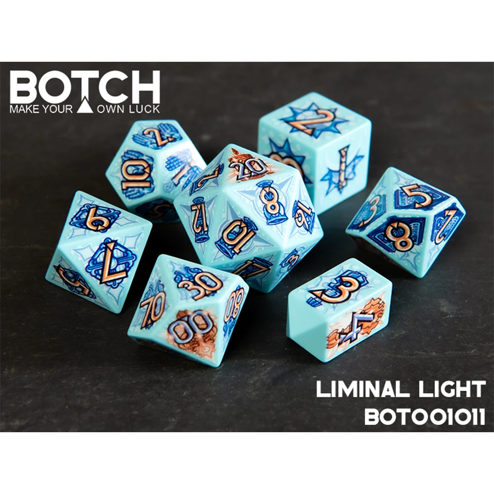 Botch Dice Set: Liminal Light (7) (Preorder)