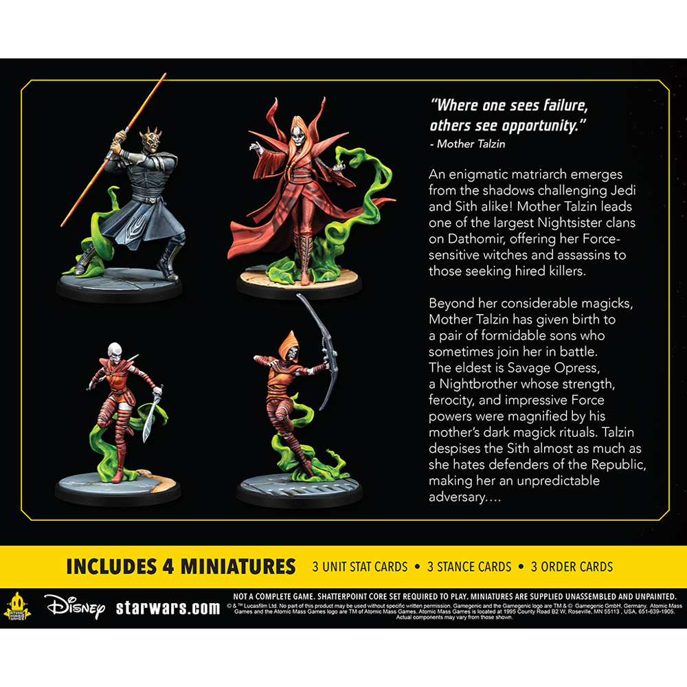 Star Wars Shatterpoint: Witches of Dathomir Squad Pack