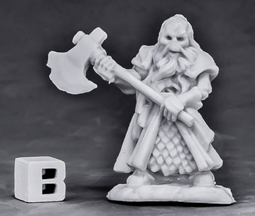 Dark Heaven Bones: Undead Dwarf Fighter