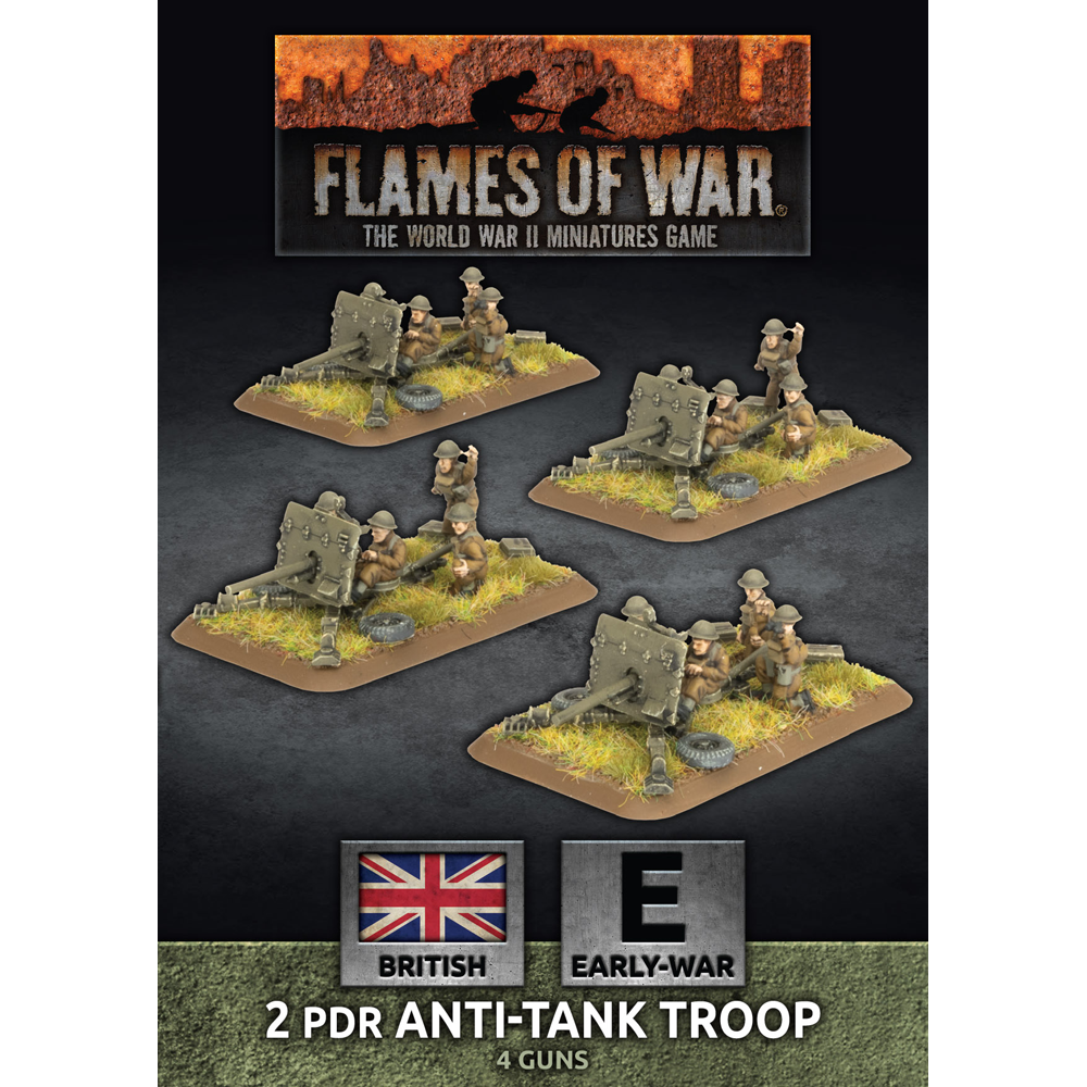 Flames of War WW2: British - 2 PDR Anti-Tank Platoon