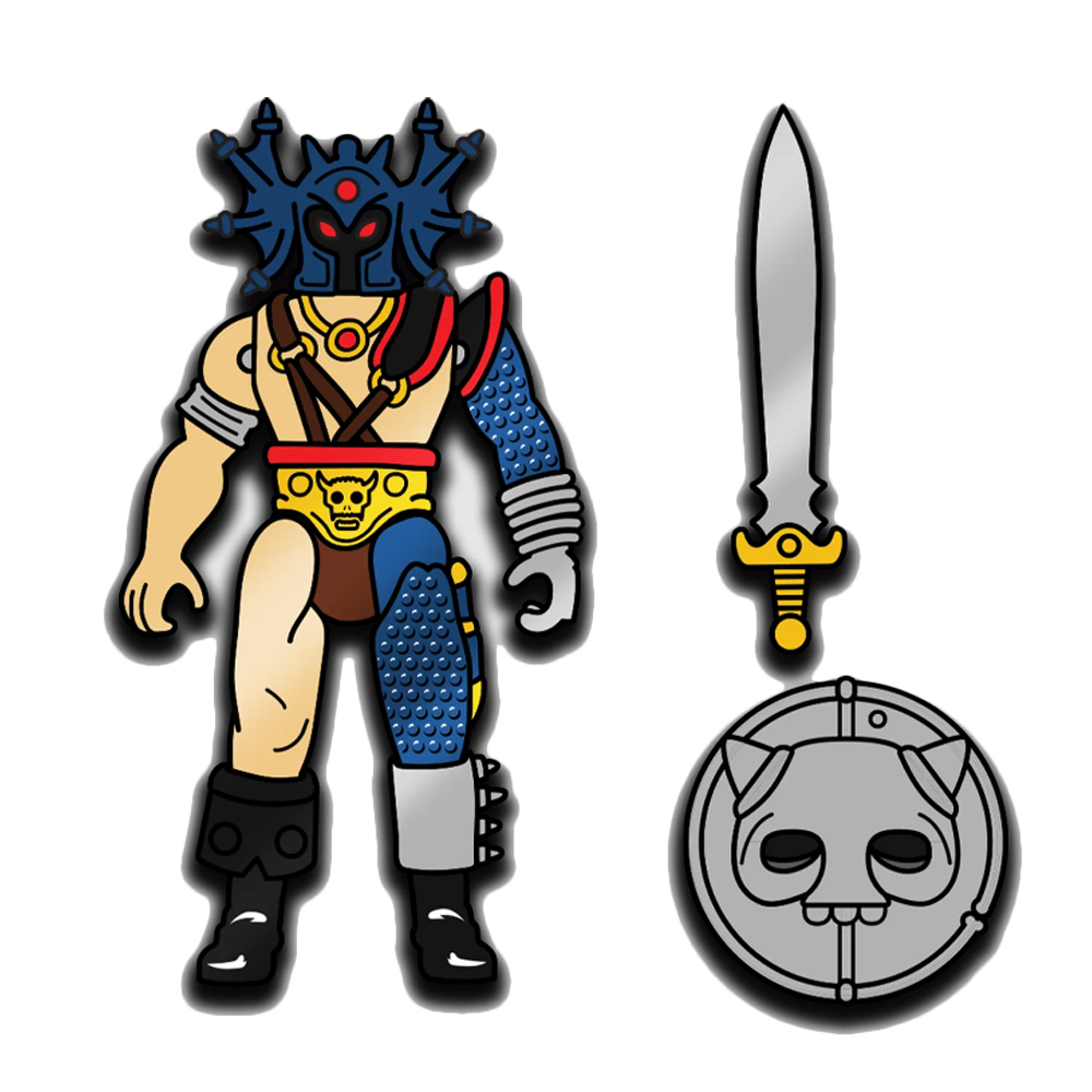 D&D Augmented Reality Pins: Series 1 - Warduke, Evil Fighter (Clearance)