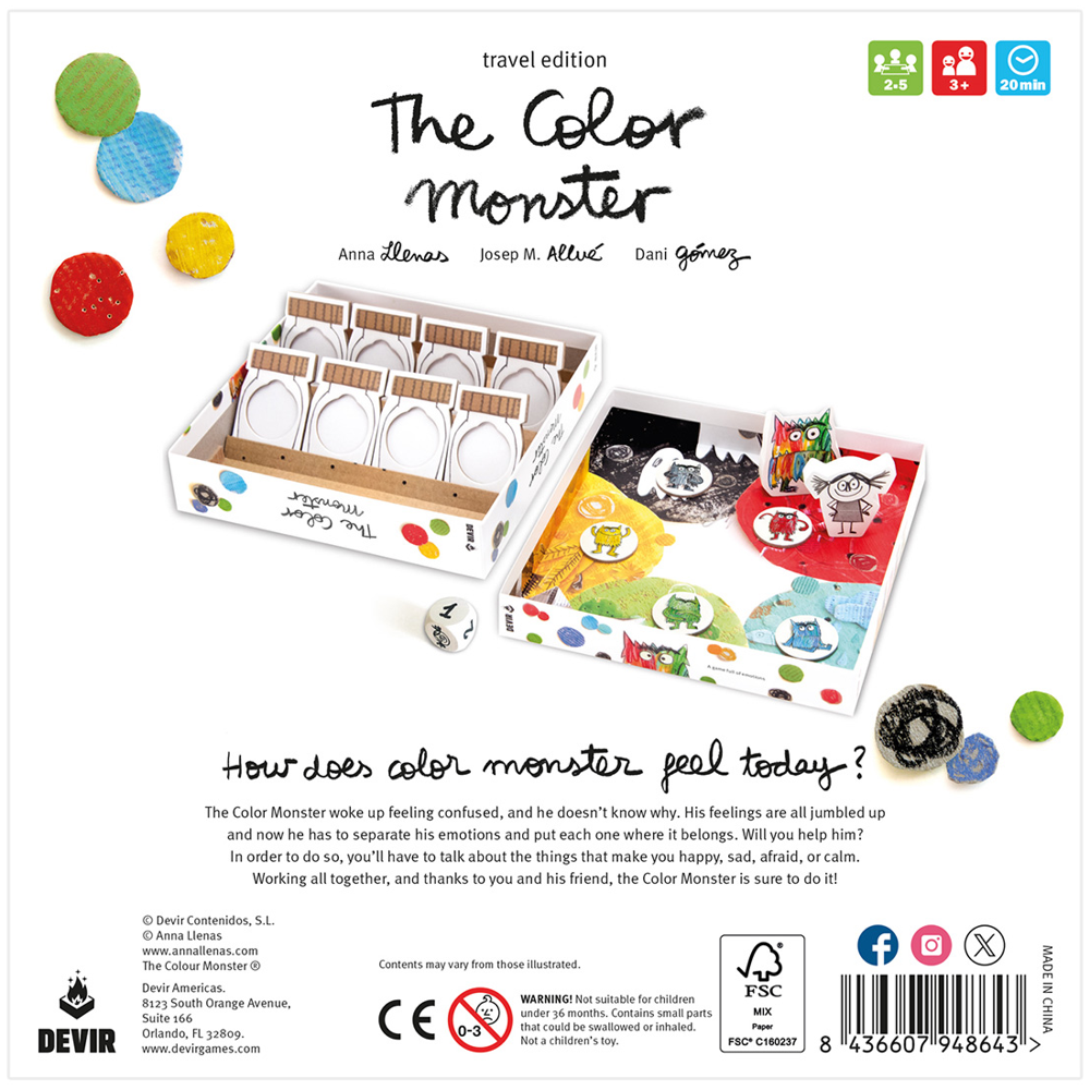 The Color Monster (Travel Edition)