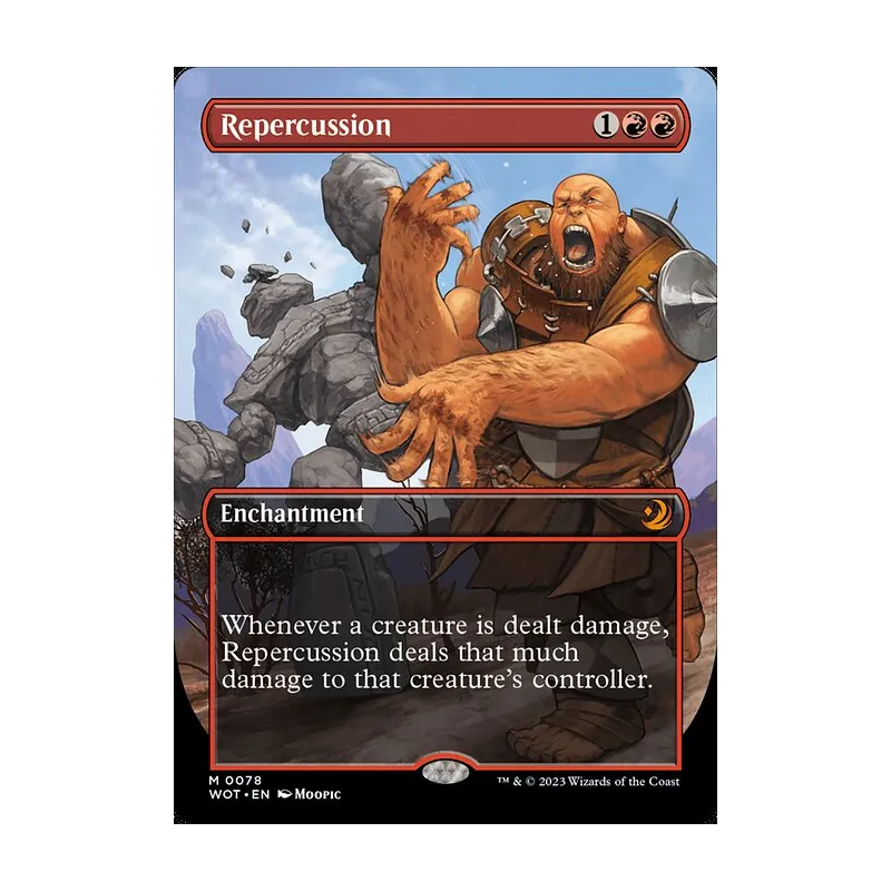 Repercussion (Anime Borderless) - Wilds of Eldraine: Enchanting Tales (Near Mint)
