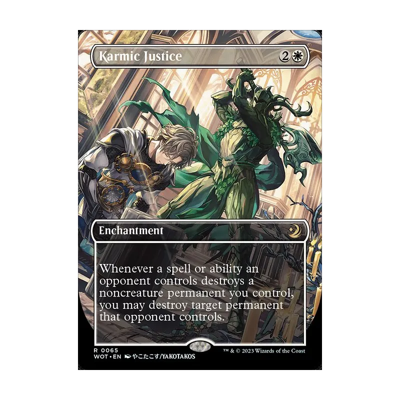 Karmic Justice (Anime Borderless) - Wilds of Eldraine: Enchanting Tales (Near Mint)