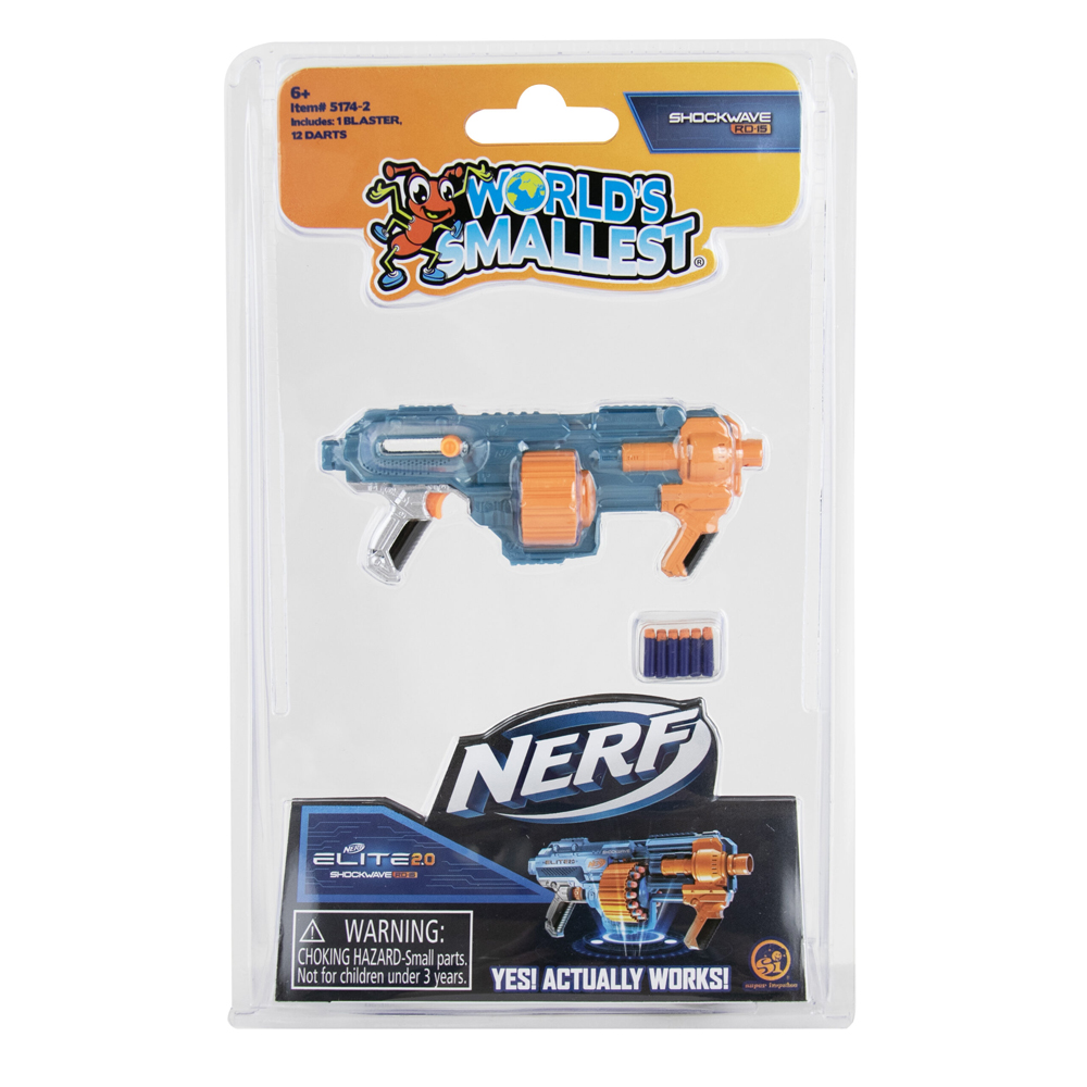 World's Smallest Nerf Elite Blasters S2: Shockwave