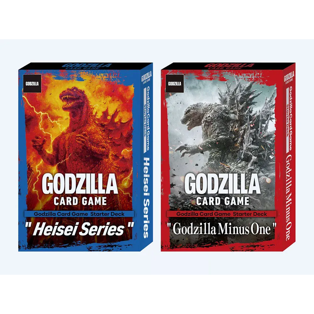 Godzilla Card Game: Godzilla Minus One [SD01] & Heisei Series [SD02] - Starter Deck Set