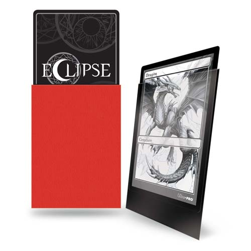 Deck Protector Sleeves: Eclipse Matte - Apple Red (100)