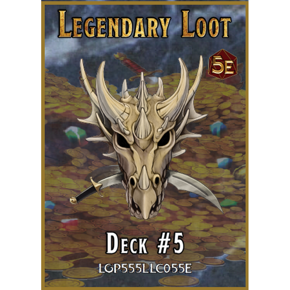 Legendary Games: Loot Cards Deck (D&D 5E Compatible) (Clearance)