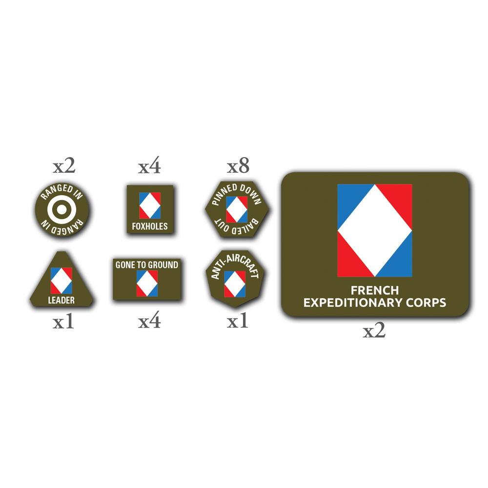 Flames of War WW2: French Starter Force - Compagnie de Tirailleurs Rifle Company (New Arrival)