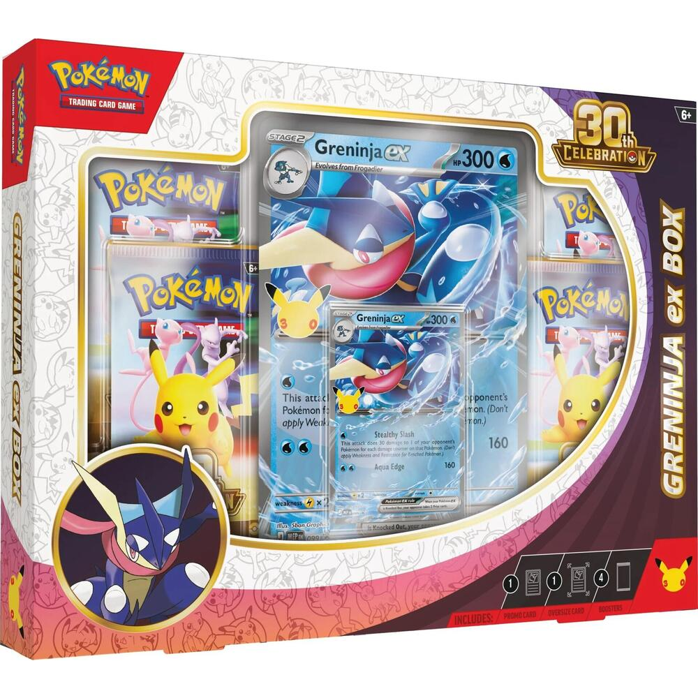 Pokemon TCG: 30th Celebration - Greninja ex Box (Preorder)