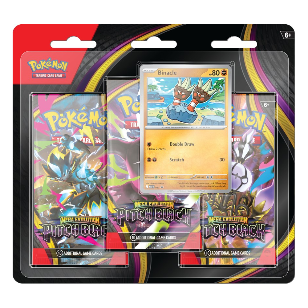 Pokemon TCG: Pitch Black - 3-Booster Blister (Binacle) (New Arrival)