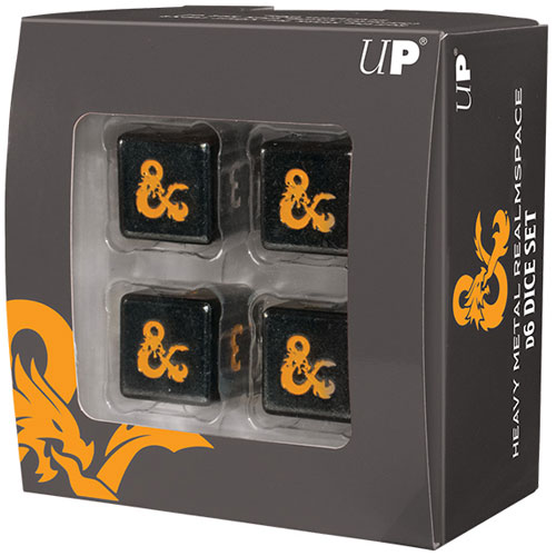D&D Heavy Metal d6 Set: Realmspace (4) (Clearance)