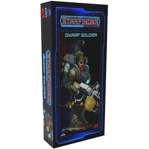 Starfinder Masterclass Miniatures: Dwarf Soldier