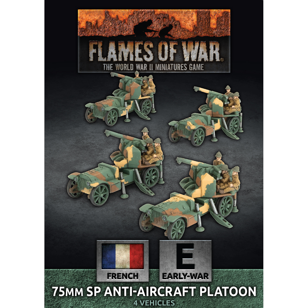 Flames of War WW2: French - 75mm SP Anti-Aircraft Platoon