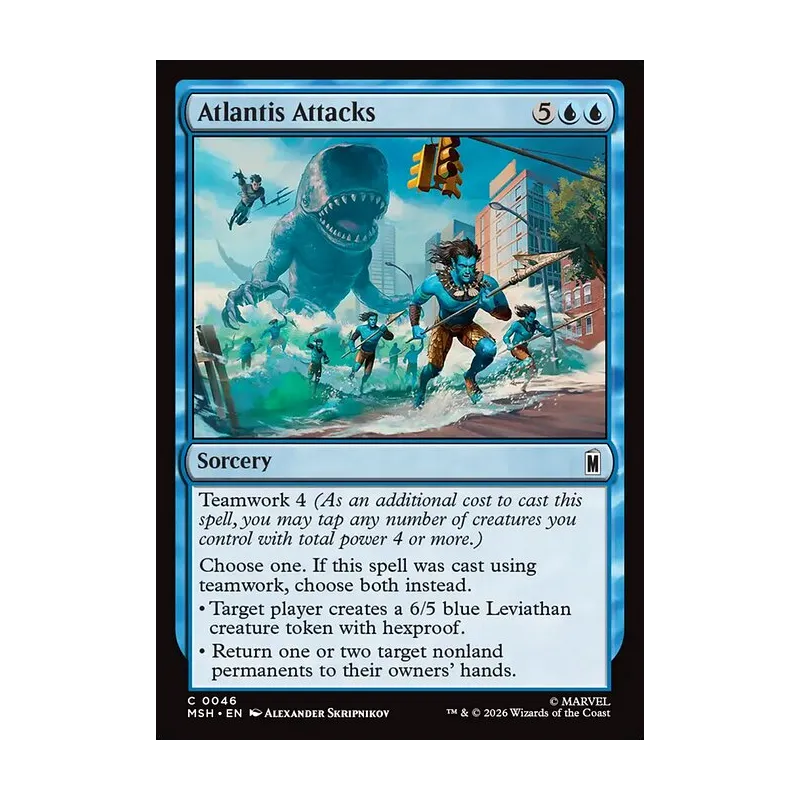 Atlantis Attacks - Marvel Super Heroes (Near Mint)