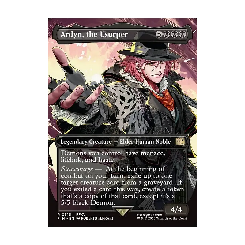 Ardyn, the Usurper (0315) (Borderless) - Final Fantasy (Near Mint)