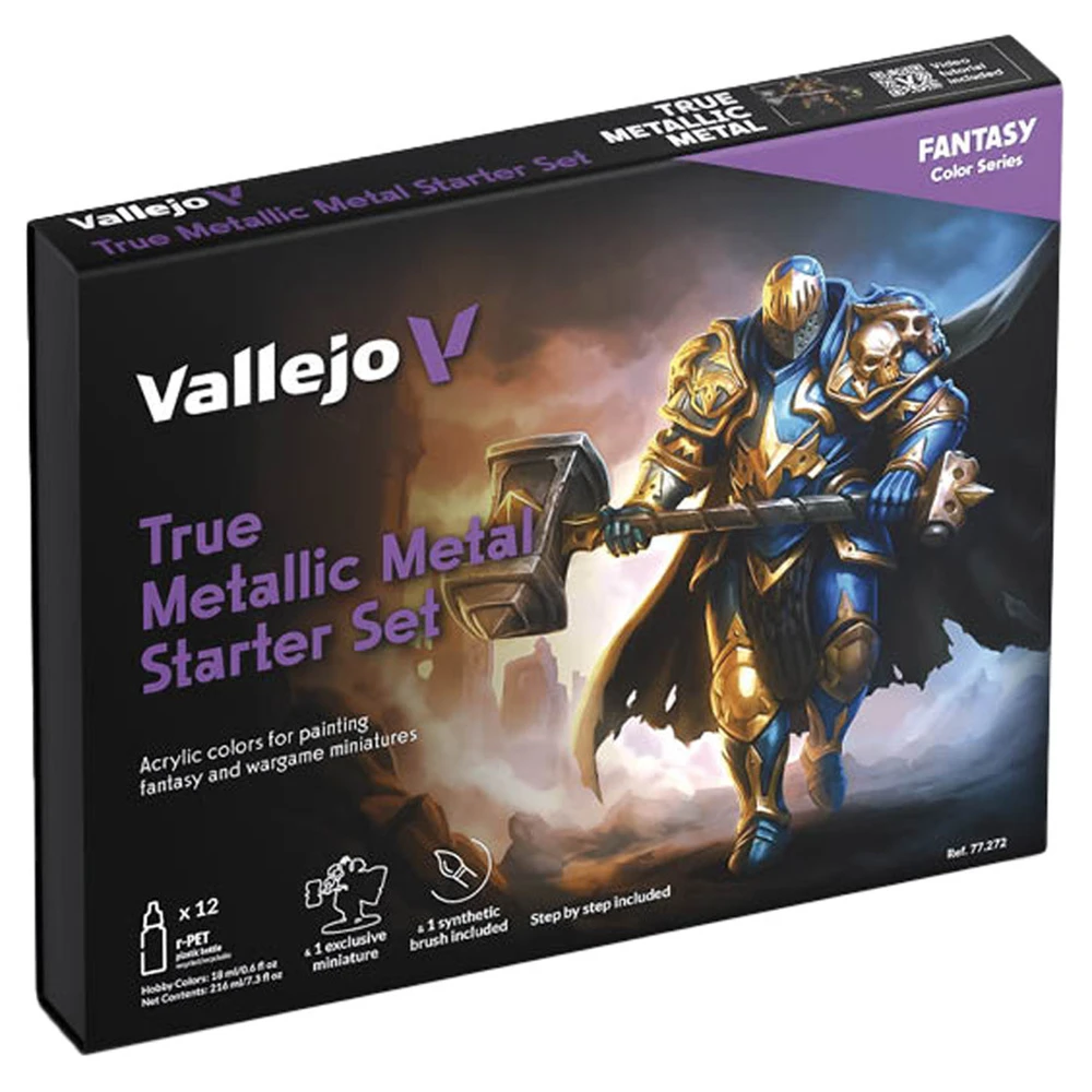 Vallejo: True Metallic Metal: Starter Set (Preorder)