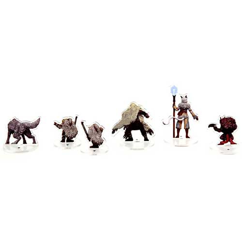 D&D Acrylic 2D Minis: Icewind Dale Set 1 - Frost Giant Skeleton