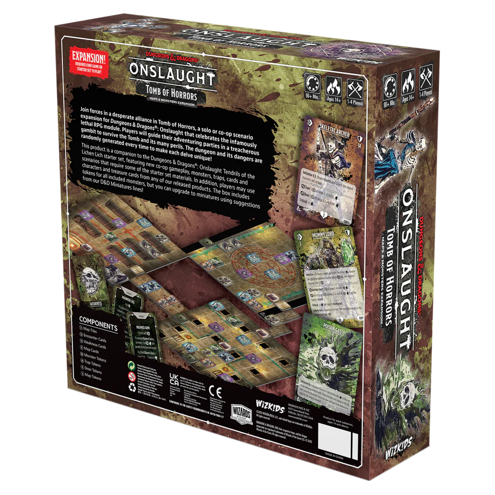 D&D Onslaught: Tomb of Horrors - Maps & Monsters Expansion
