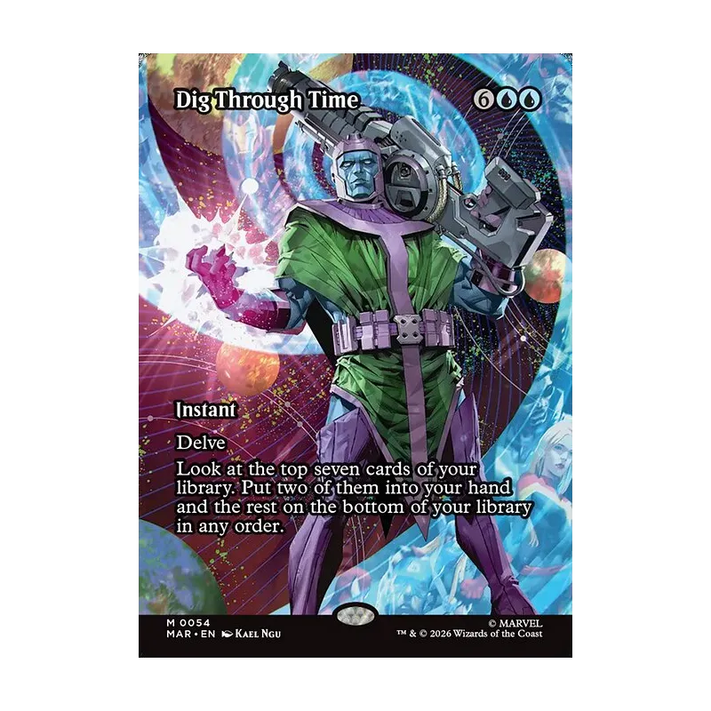 Dig Through Time (Borderless) - Marvel Universe (Near Mint)