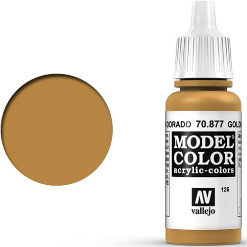 Vallejo Model Color Paint: Gold Brown