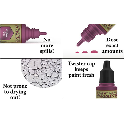 Warpaint: Metallics - Zephyr Pink (18ml)