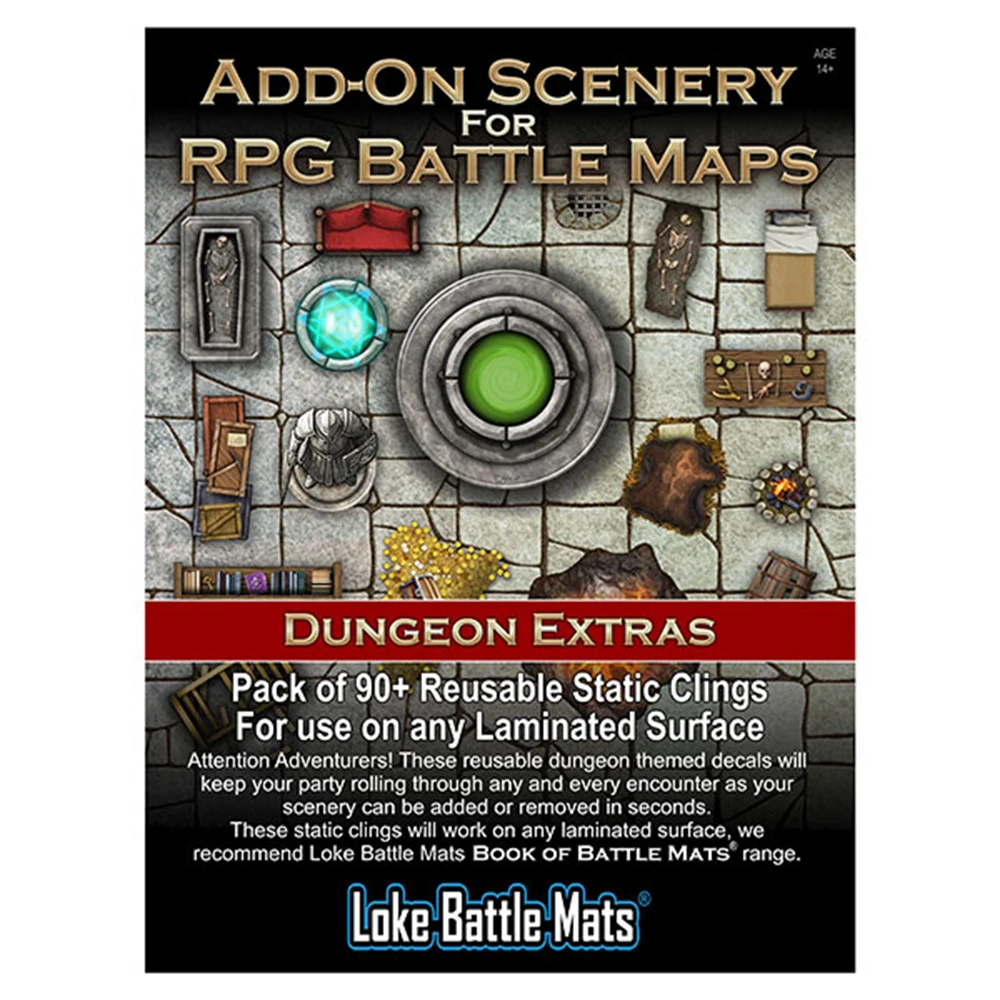 Add-on Scenery for RPG Maps Dungeon Extras