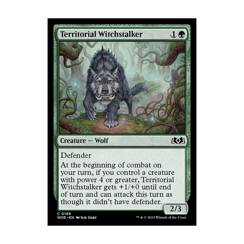 Territorial Witchstalker - Wilds of Eldraine (Near Mint)