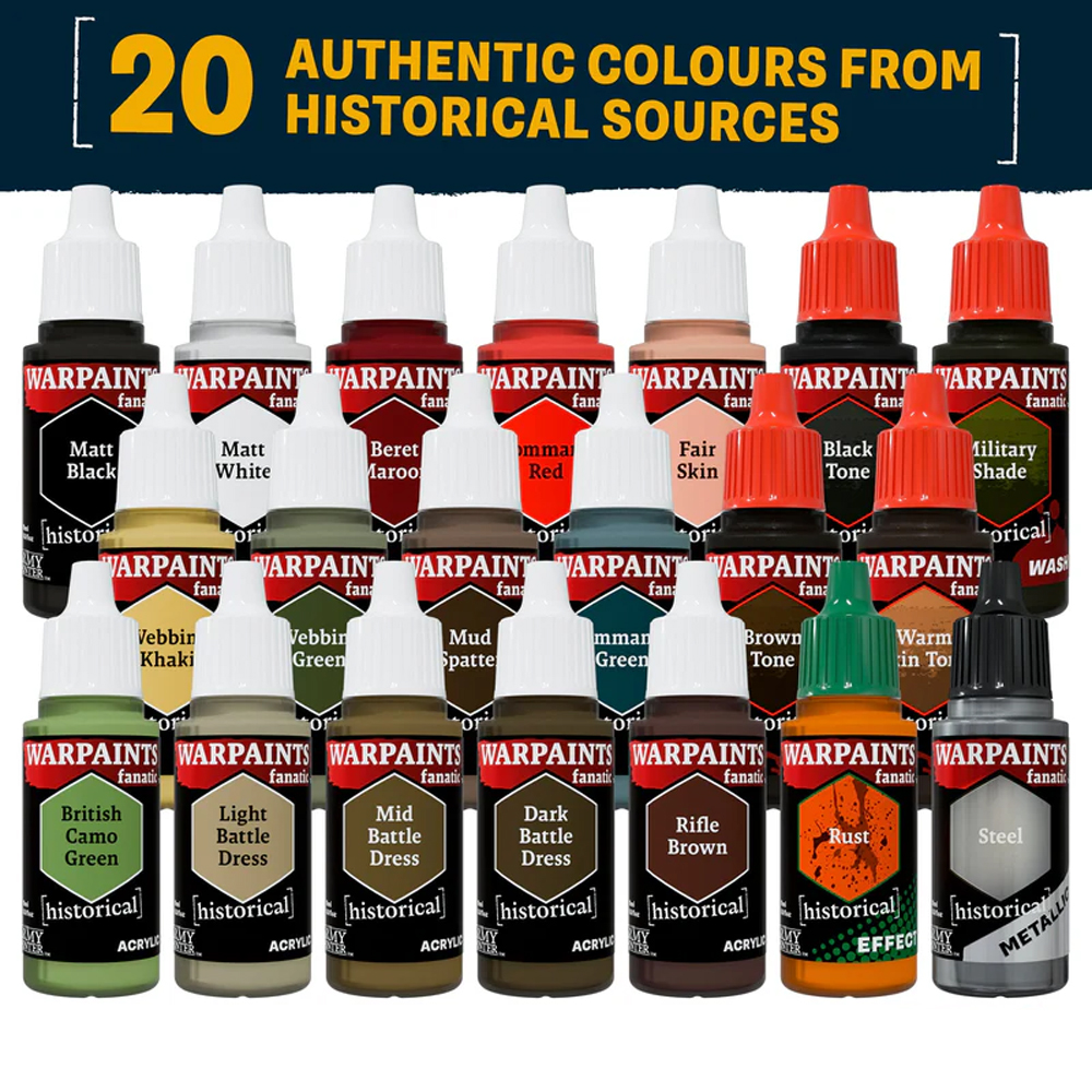 Warpaints Fanatic: Historical WWII - British Paint Set