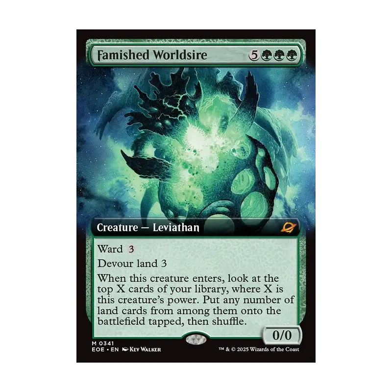 Famished Worldsire (Extended Art) - Edge of Eternities (Near Mint)