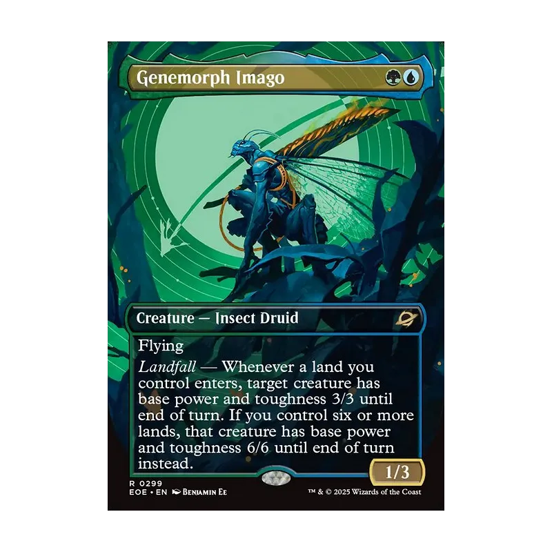 Genemorph Imago (Borderless) - Edge of Eternities (Near Mint)