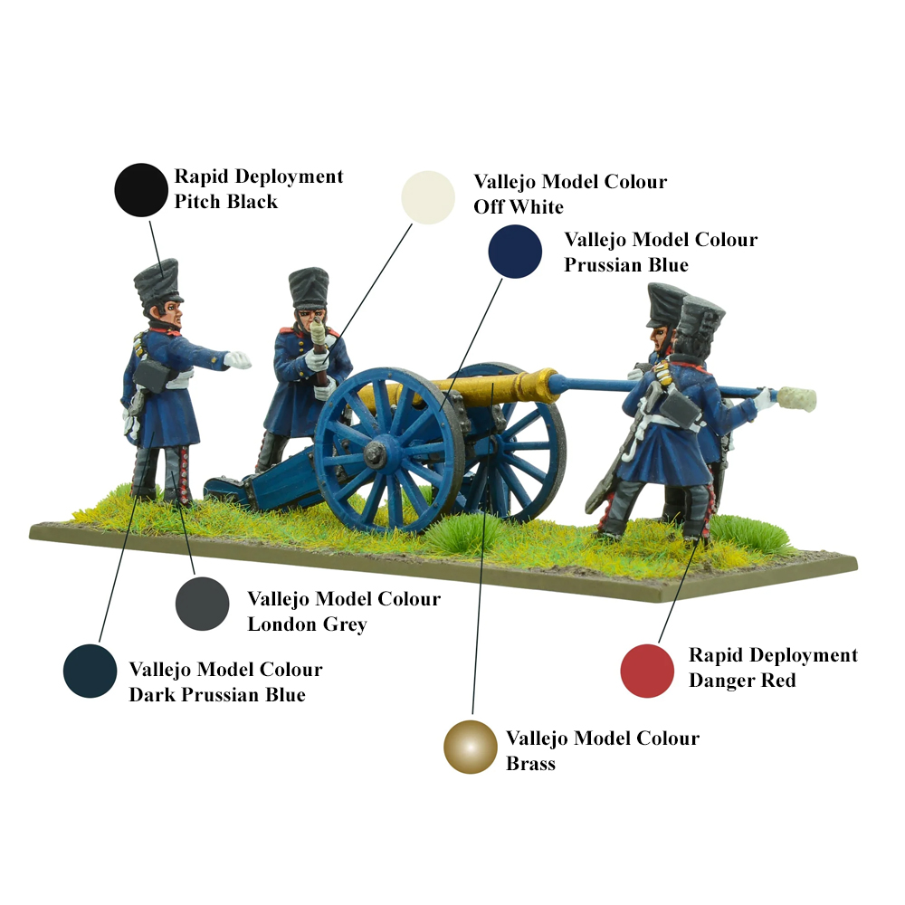 Black Powder Napoleonic Wars: Prussian Horse Artillery (6-pdr or 7-inch Howitzer)