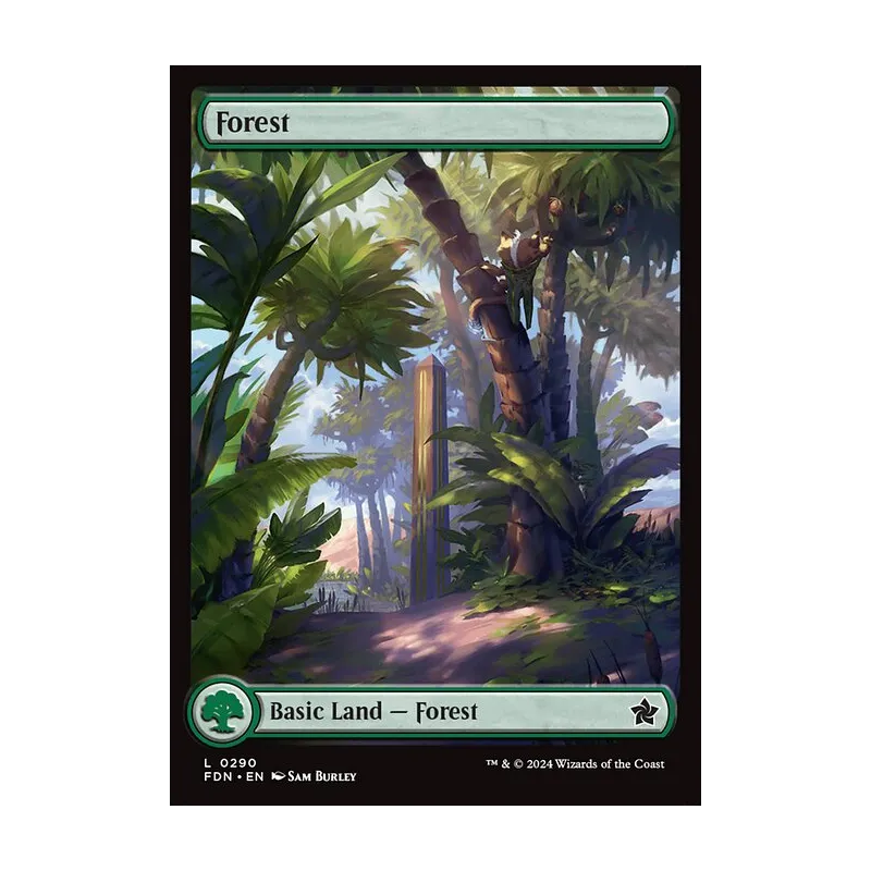Forest (0290) - Foundations (Foil Near Mint)