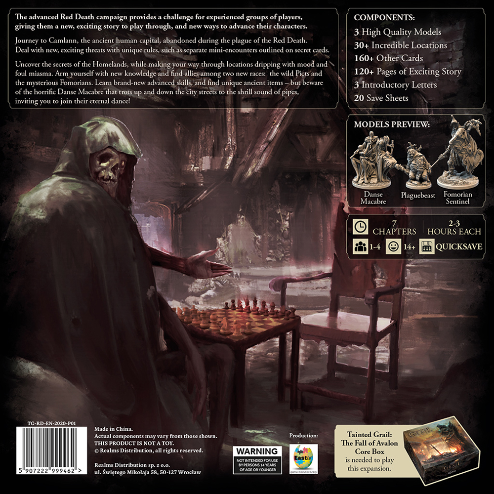 Tainted Grail: The Fall of Avalon - Red Death Expansion