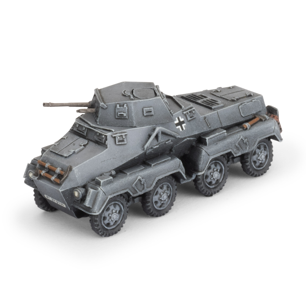 Flames of War WW2: German - Sd Kfz 231 (8-rad) Heavy Scout Troop